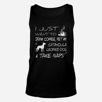Catahoula Leopard Dog Funny For Dog Lovers Unisex Tank Top - Seseable