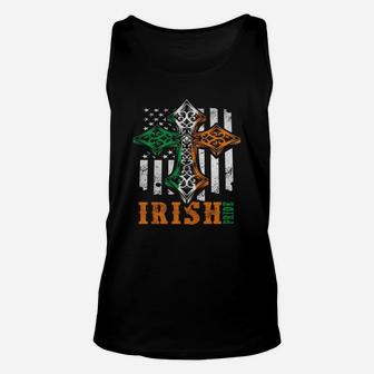 Celtic Cross - Irish Pride T-shirt Unisex Tank Top - Seseable