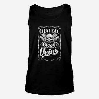 Chateau Blood Runs Through My Veins Unisex Tank Top - Seseable