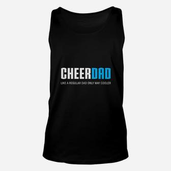 Cheer Dad Funny Cute Fathers Day Gift Cheerleading Unisex Tank Top - Seseable