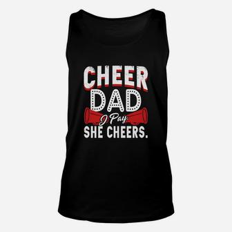 Cheer Tee Shirt Dad Unisex Tank Top - Seseable