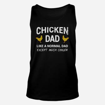 Chicken Dad Shirt Funny Rooster Farm Fathers Day Gift Black Youth B071zx6f8v 1 Unisex Tank Top - Seseable