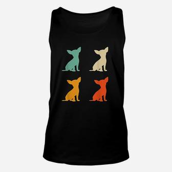 Chihuahua Gift For Dog Lover Retro Chihuahua Vintage Dog Unisex Tank Top - Seseable