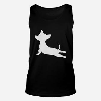 Chiweenie Yoga Fitness Gift Chihuahua Dachshund Exercise Unisex Tank Top - Seseable