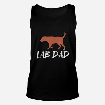 Chocolate Lab Dad Labrador Retriever Lover Unisex Tank Top - Seseable