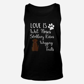 Chocolate Labrador Retriever Gifts Love My Lab Dog Unisex Tank Top - Seseable