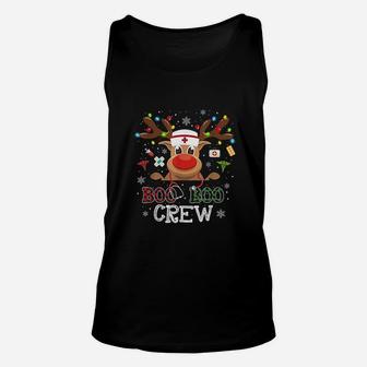 Christmas Boo Boo Crew Reindeer Unisex Tank Top - Seseable