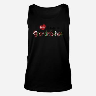Christmas I Love Being A Grandmother Unisex Tank Top | Seseable CA