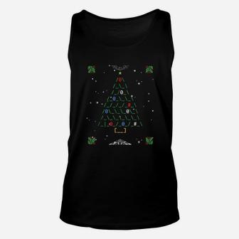 Christmas Tree Made Of Code Unisex Tank Top - Seseable