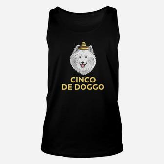 Cinco De Doggo Samoyed Dog Cinco De Mayo Mexican Unisex Tank Top - Seseable