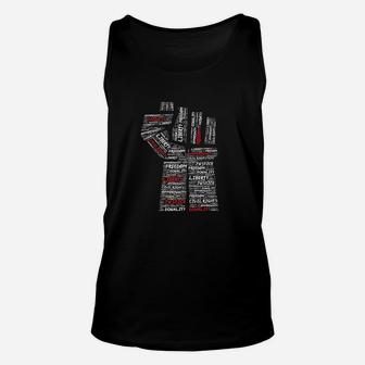 Civil Rights Power Fist Premium T-shirt March For Peace Gift Unisex Tank Top - Seseable