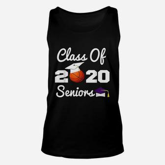 Class Of 2020 Basketball Senior Graduation Unisex Tank Top - Seseable