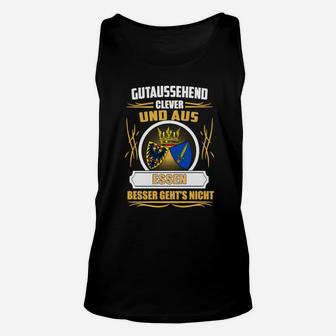 Clever & Gutaussehend Essen Unisex TankTop, Witziges Statement für Herren - Seseable