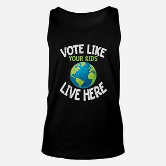 Climate Activist Earth Day Parent Child Fun Gift Unisex Tank Top - Seseable