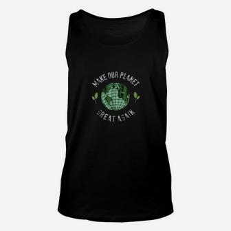 Climate Change Global Warming Raise Awareness Planet Unisex Tank Top - Seseable