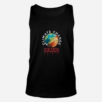 Climate Change Is Real Planet B Earth Day Unisex Tank Top - Seseable