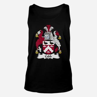 Cobb Family Crest / Coat Of Arms British Family Crests Unisex Tank Top | Seseable CA