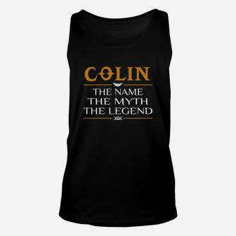 Colin The Name The Myth The Legend Unisex Tank Top - Seseable