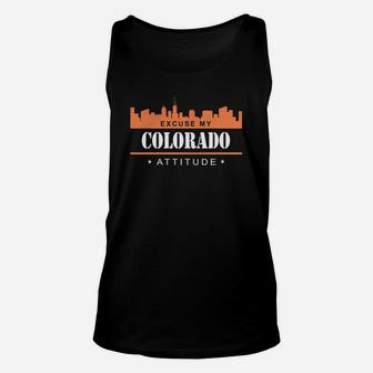 Colorado Shirts, Excuse My Colorado Attitude T-shirt Colorado Tshirt,colorado Tshirts,colorado T Shirt,colorado Shirts,excuse My Colorado Attitude T-shirt, Colorado Hoodie Vneck Unisex Tank Top - Seseable