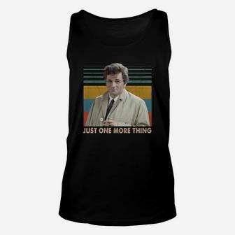 Columbo Just One More Thing Vintage Shirt Unisex Tank Top - Seseable