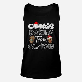 Cookie Baking Team Captain Gingerbread Christmas Unisex Tank Top - Seseable