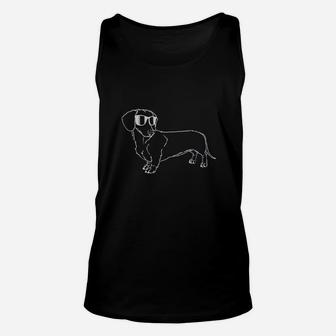 Cool Dachshund T-shirt Dachshund Lover Gifts Unisex Tank Top - Seseable