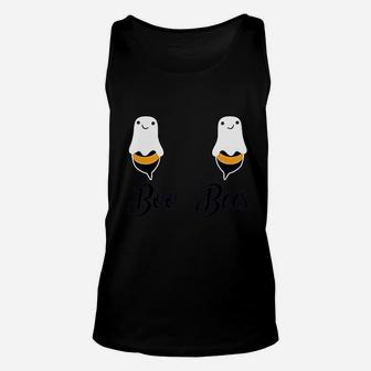 Cool Halloween Gifts For Women Boo Bees Unisex Tank Top - Seseable