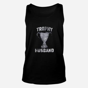 Cool Vintage Style Trophy Husband Spouse Unisex Tank Top - Seseable