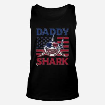 Cooler Daddy Shark, best christmas gifts for dad Unisex Tank Top - Seseable