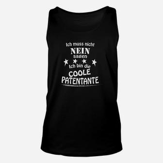 Cooles Patentante Statement Unisex TankTop, Spaßige Mode für Tanten - Seseable