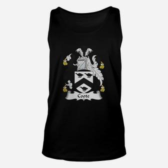 Coote Family Crest / Coat Of Arms British Family Crests Unisex Tank Top - Seseable
