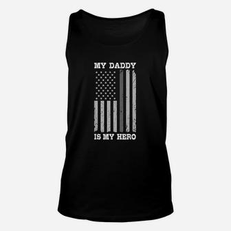 Corrections Officer Daughter My Daddy Is My Hero Unisex Tank Top - Seseable