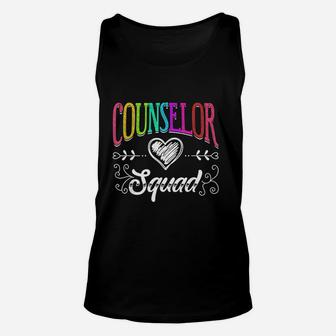 Counselor Squad Teacher Back To School Unisex Tank Top - Seseable