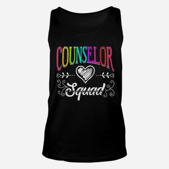 Counselor Squad Teacher Back To School Unisex Tank Top - Seseable