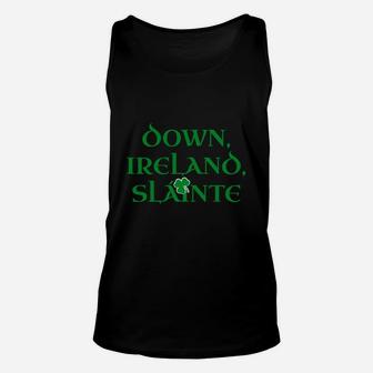 County Down Ireland Gift For Down Irish Residents Unisex Tank Top - Seseable