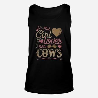 Cow Shirt - Cows Tshirt Gift Country Girl Farming Farmer Unisex Tank Top - Seseable