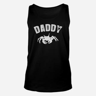 Crab Daddy Matching Family Vintage Unisex Tank Top - Seseable