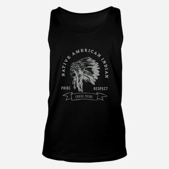 Creek Tribe Native American Indian Pride Respect Unisex Tank Top - Seseable