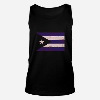 Cuba Flag Vintage Retro Cuban Unisex Tank Top | Seseable FR