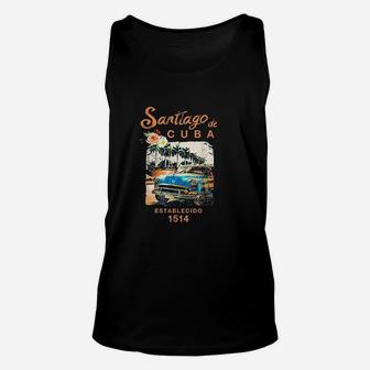 Cuba Santiago De Cuba Vintage Travel Cuban Unisex Tank Top - Seseable