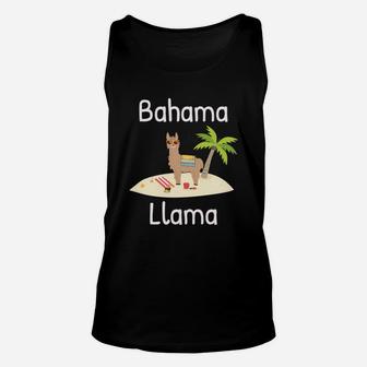 Cute And Funny Llama Vacation For The Whole Family Unisex Tank Top - Seseable