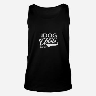 Cute Funny Best Dog Uncle Ever For Uncles Unisex Tank Top - Seseable