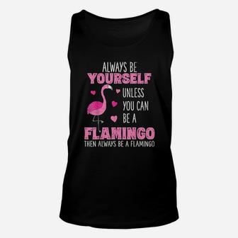 Cute Funny Flamingo Gifts For Girls Women Kids Unisex Tank Top - Seseable