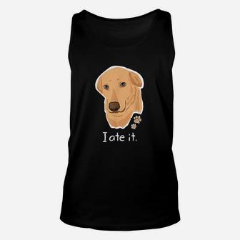 Cute Golden Yellow Lab Gifts Labrador Face Dog Labby Unisex Tank Top - Seseable