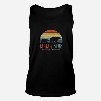 Cute Mama Bear Vintage Mothers Day Retro Mom Unisex Tank Top - Seseable