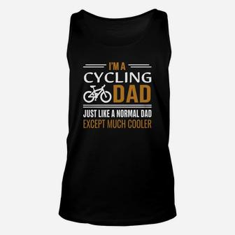 Cycling Dad Much Cooler Unisex Tank Top - Seseable