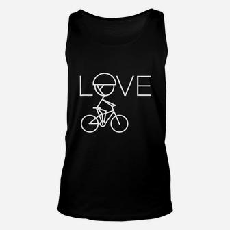 Cyclist Gifts For Women Girls Bike Lover Themed Gift Bicycle Unisex Tank Top - Seseable