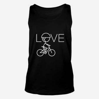 Cyclist Gifts For Women Girls Bike Lover Themed Gift Bicycle Unisex Tank Top - Seseable