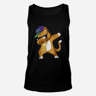 Dabbing Cat Funny Dab Hip Hop Dabbing Kitty Unisex Tank Top - Seseable