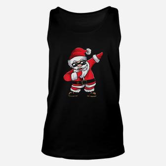 Dabbing Santa Claus Christmas Dab Dance Xmas Unisex Tank Top | Seseable CA